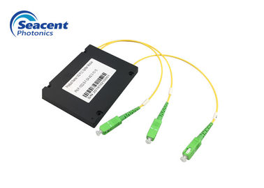 فاصل كاسيت PLC أحادي الوضع 1x2 Plc مقسم بصري 2.00mm