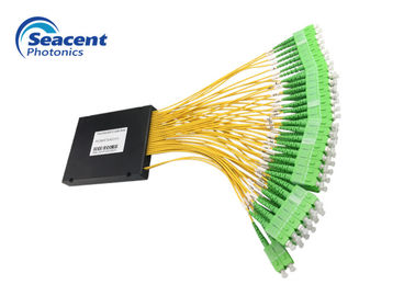 كاسيت منخفض فقدان الإدراج PLC الفاصل 2X64 لشبكة FTTX PON