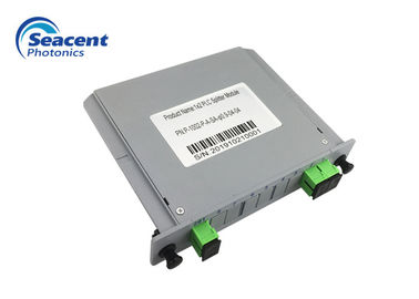 نوع الإدراج البصري Plc الفاصل 0.9mm 0.5m 1x2 الألياف البصرية الفاصل