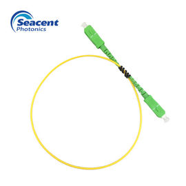 Simplex Single Mode APC SC SC Fiber Patch Cord 0.5m 1.0m 1.5m 2.0m طول