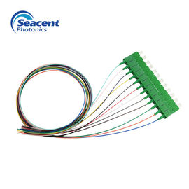 SC APC Fiber Pigtails 12 Color Beam 0.5m لنظام استشعار الألياف البصرية