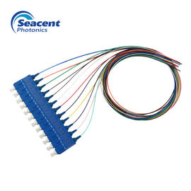 12 لون شعاع SC الألياف البصرية ضفيرة UPC البولندية 2.0m 3.0mm مع سترة PVC
