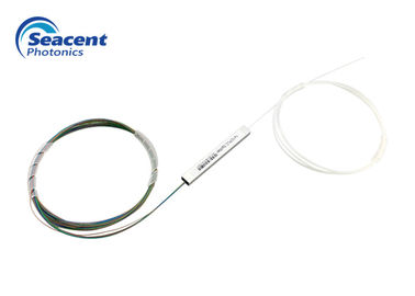 خسارة عالية في العودة العارية Plc Splitter / Mini Fiber Optic Splitter 1 * 10
