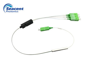 1x3 نوع الفرع PLC الفاصل / عالية الفقد السمعي الألياف البصرية الخائن