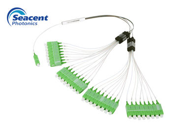 1*32 Fiber Optic PLC Splitter Branch Type Compact Design For Cable TV Network