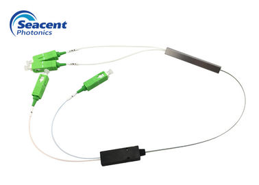 2x2 نوع الفرع PLC الفاصل الأداء البصري الجيد لنظام FTTH