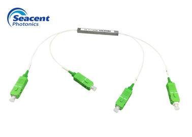 SC APC 1x8 PLC الفاصل أحادي الوضع الألياف البصرية PLC الفاصل لـ FTTH