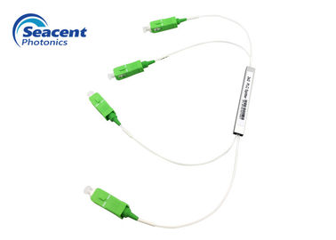 نوع الجزئي 1x2 الألياف البصرية PLC الفاصل SC APC لـ FTTH FTTB FTTX PON
