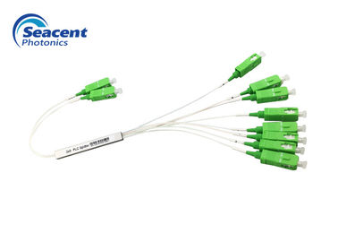 2x8 نوع مايكرو PLC الفاصل انخفاض خسارة الإدراج مع موصل SC / APC