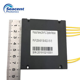 2X4 ABS كاسيت نوع PLC الفاصل الوحدة / FTTH الألياف Plc الفاصل