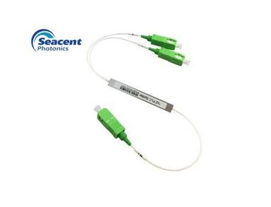 موصل SC APC مقسم الألياف البصرية 1x2 لـ FTTB FTTX PON CATV