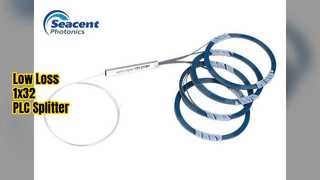 1x32 PLC Splitter شبكة ألياف بصرية منخفضة الخسارة