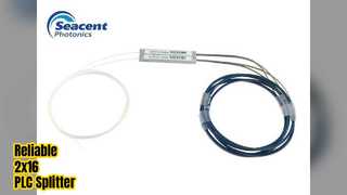 2x16 PLC Splitter ألياف بصرية عالية الثبات